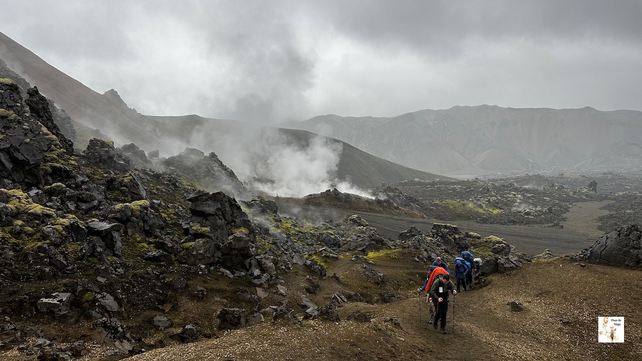 Descenso del monte Brennisteinsalda