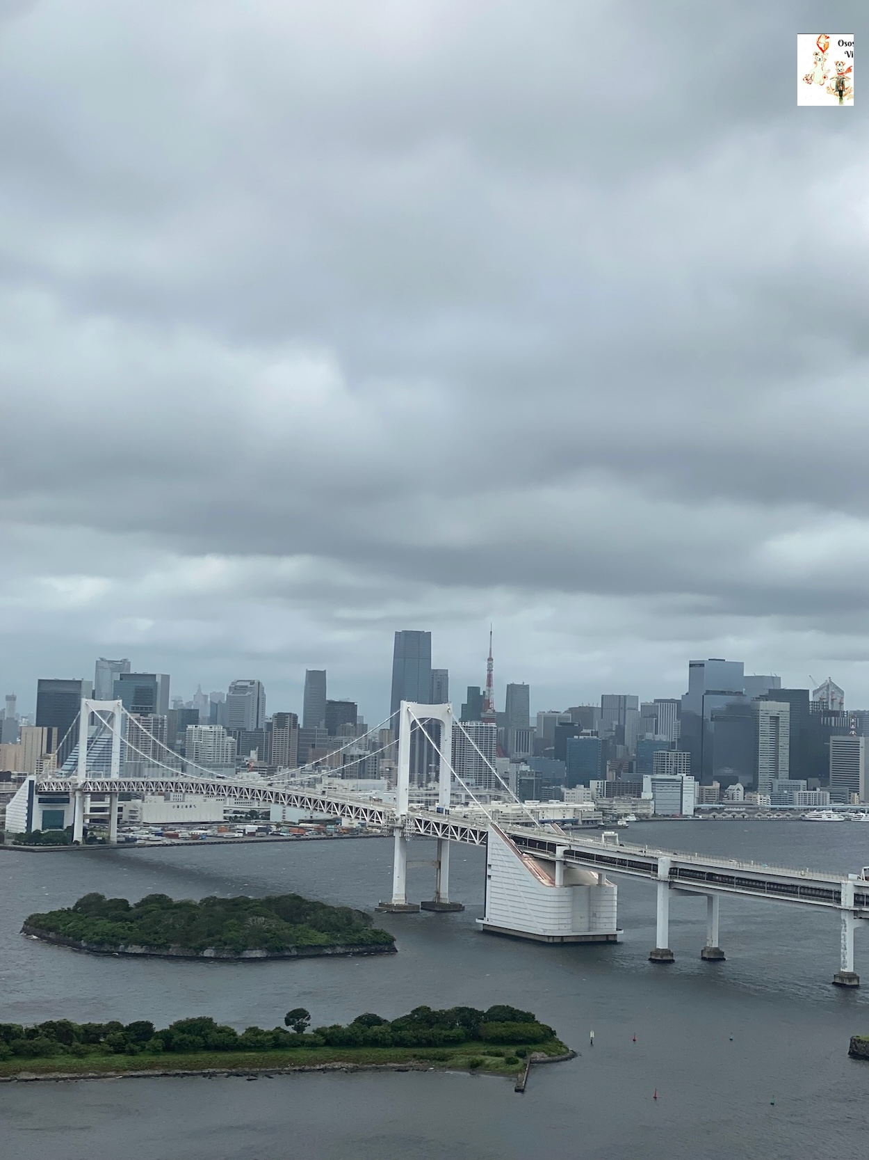 Odaiba y la bahía de Tokyo
